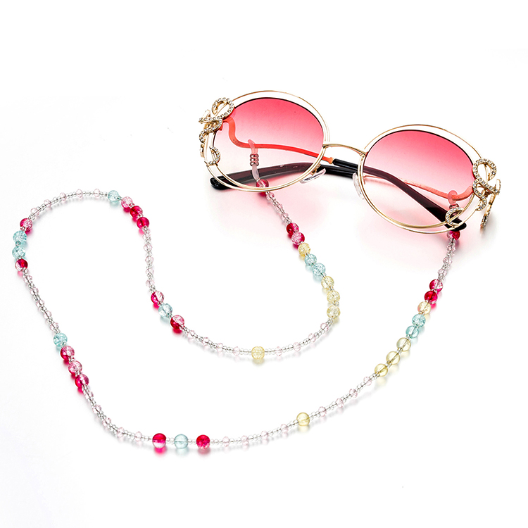 Cadenas de accesorios para anteojos de moda Cadenas y cordones para anteojos con cuentas