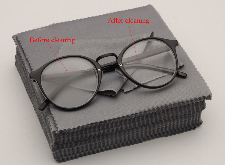 Paño de limpieza de gafas de microfibra Paño de microfibra de gafas de sol a granel
