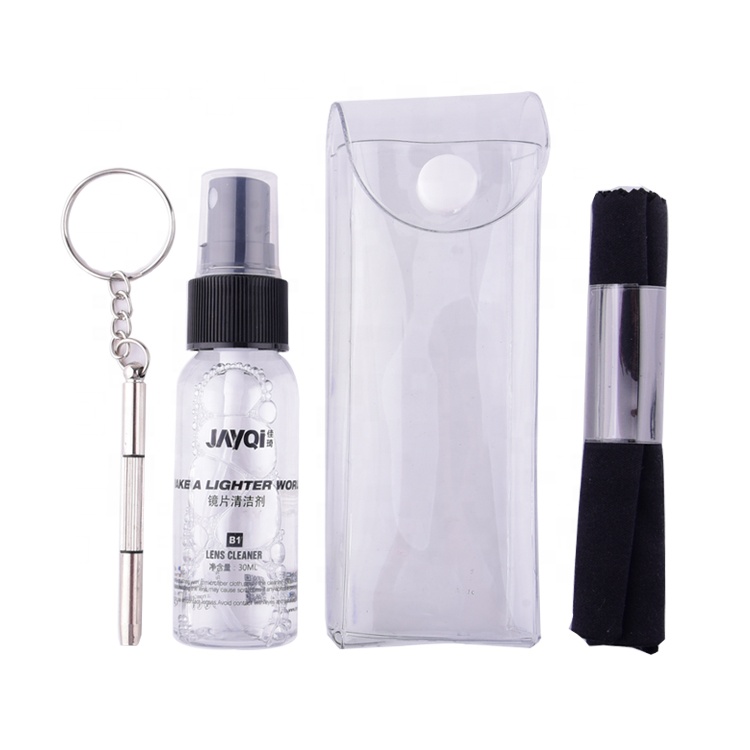 Kit de líquido de limpieza de anteojos antivaho de 30 ml