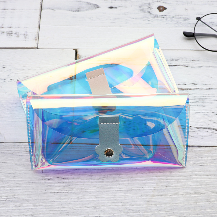 Estuche de gafas de sol de pvc transparente lindo personalizado &nbsp;