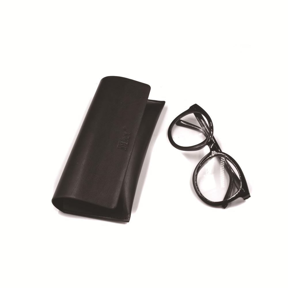 Caja de embalaje de gafas de sol negras de carcasa dura portátil