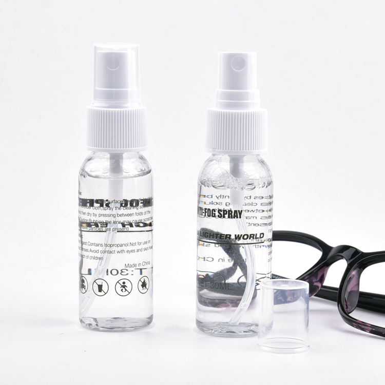 Spray antivaho para gafas ópticas para gafas