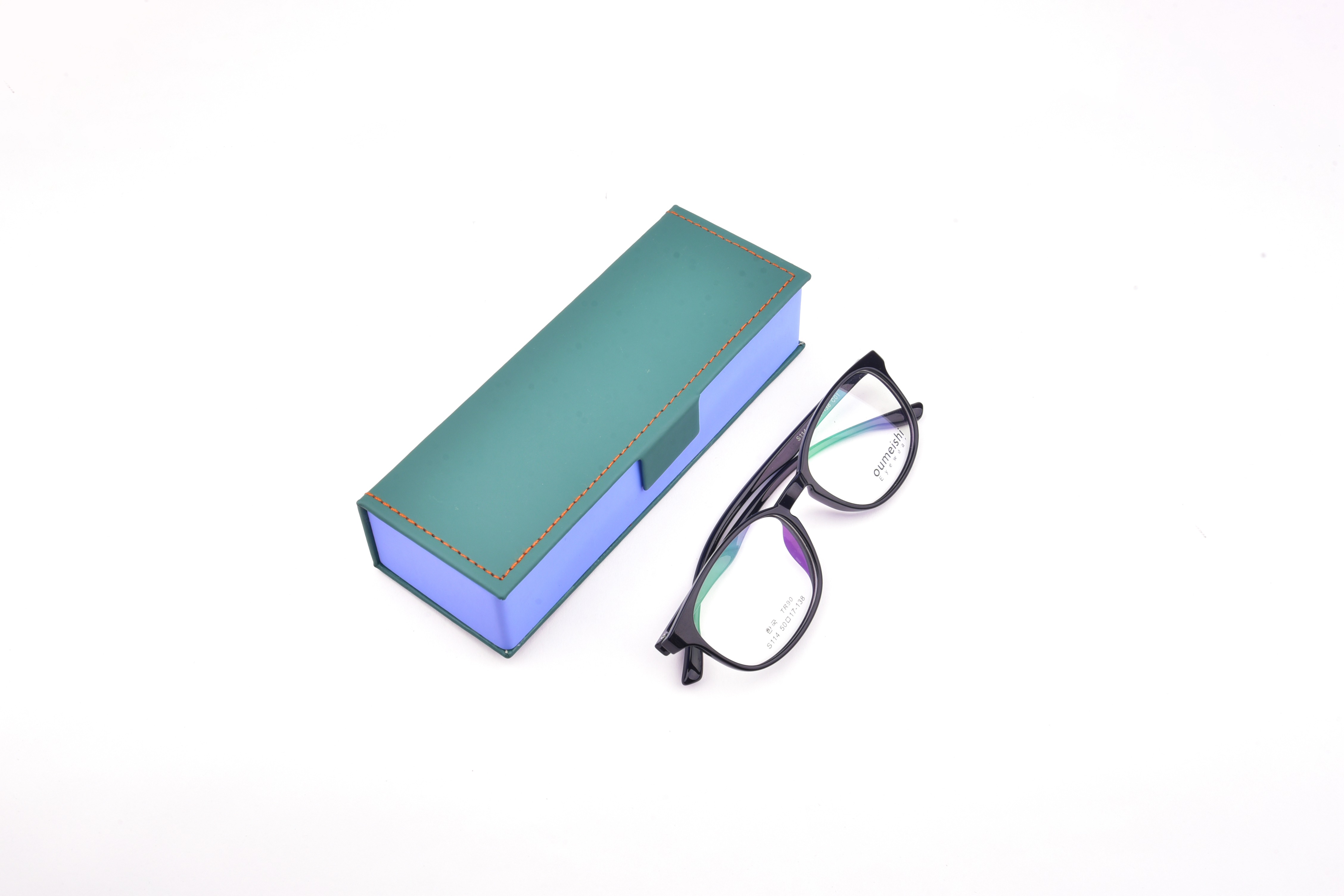 Caja de gafas plegable de alta calidad Estuche de gafas de viaje