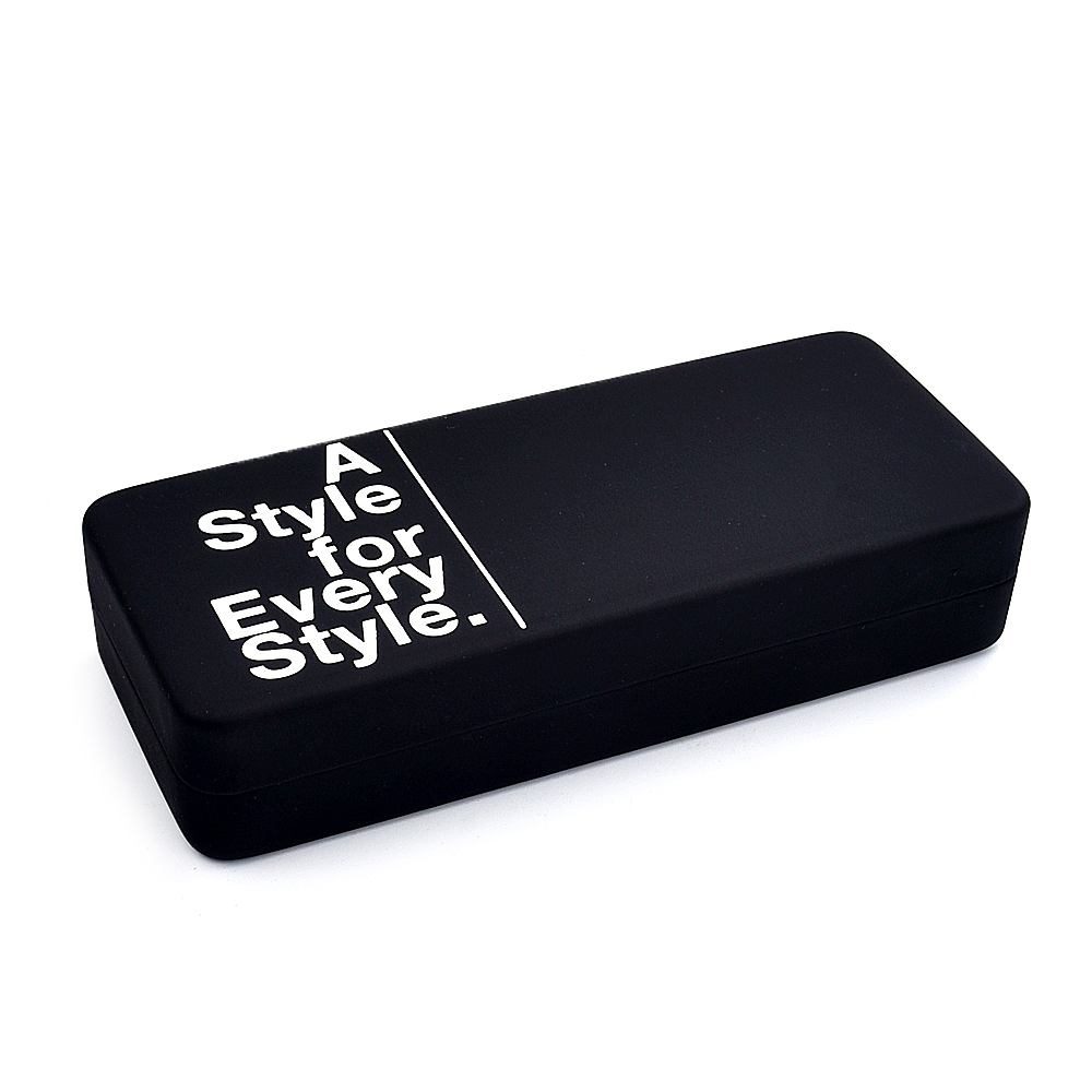 Estuche de vidrio óptico para anteojos de hierro Estuche para anteojos ópticos de moda